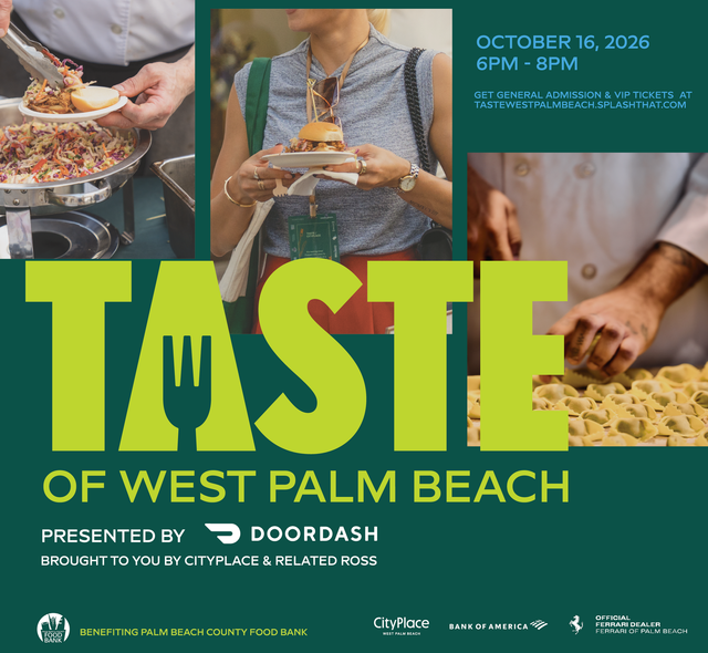 Taste of West Palm Beach at CityPlace Related Ross graphic
