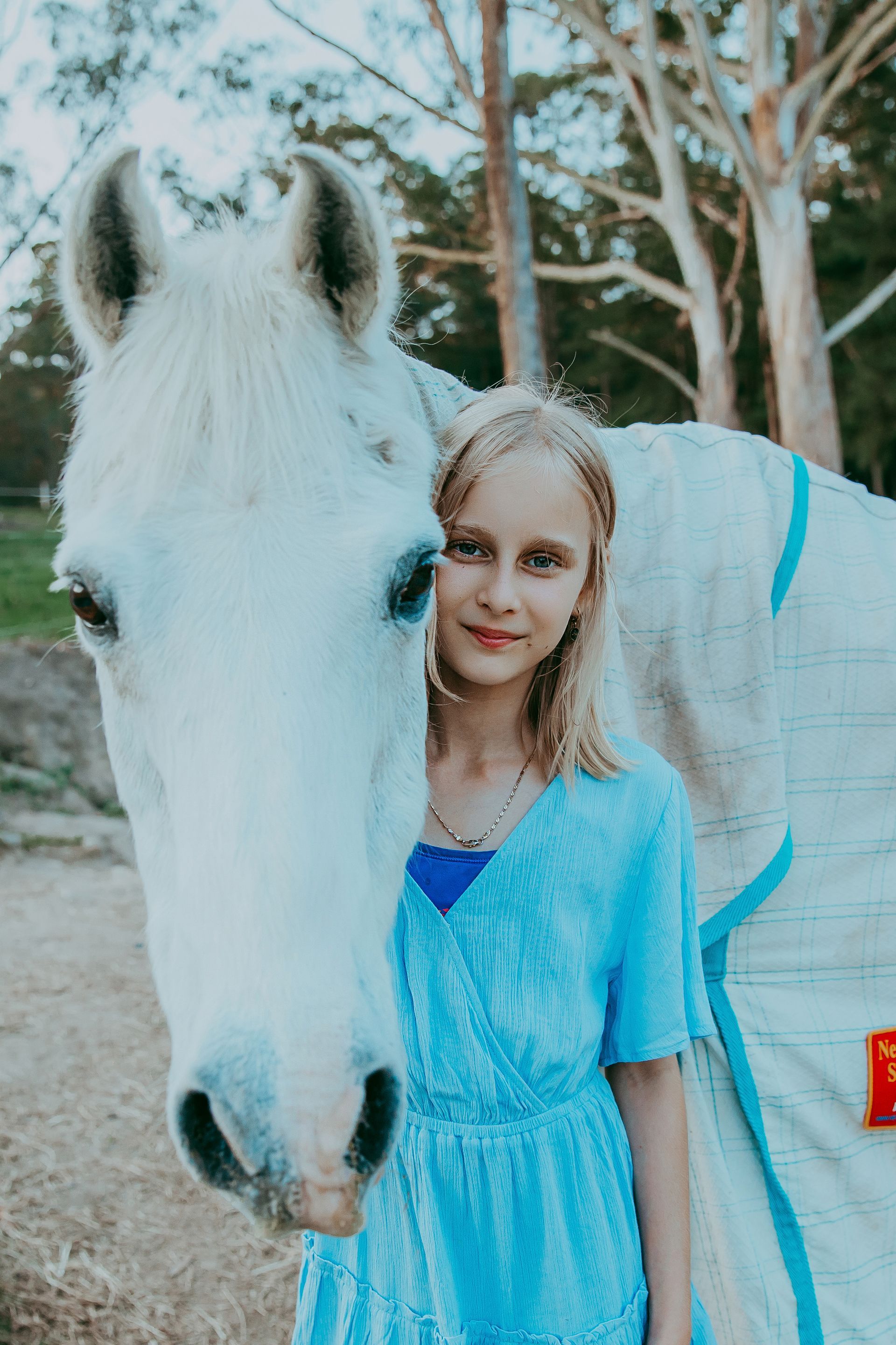 A Man And A Woman Are Riding Horses In A Field — Merrypark Equestrian Centre In Eumundi, QLD