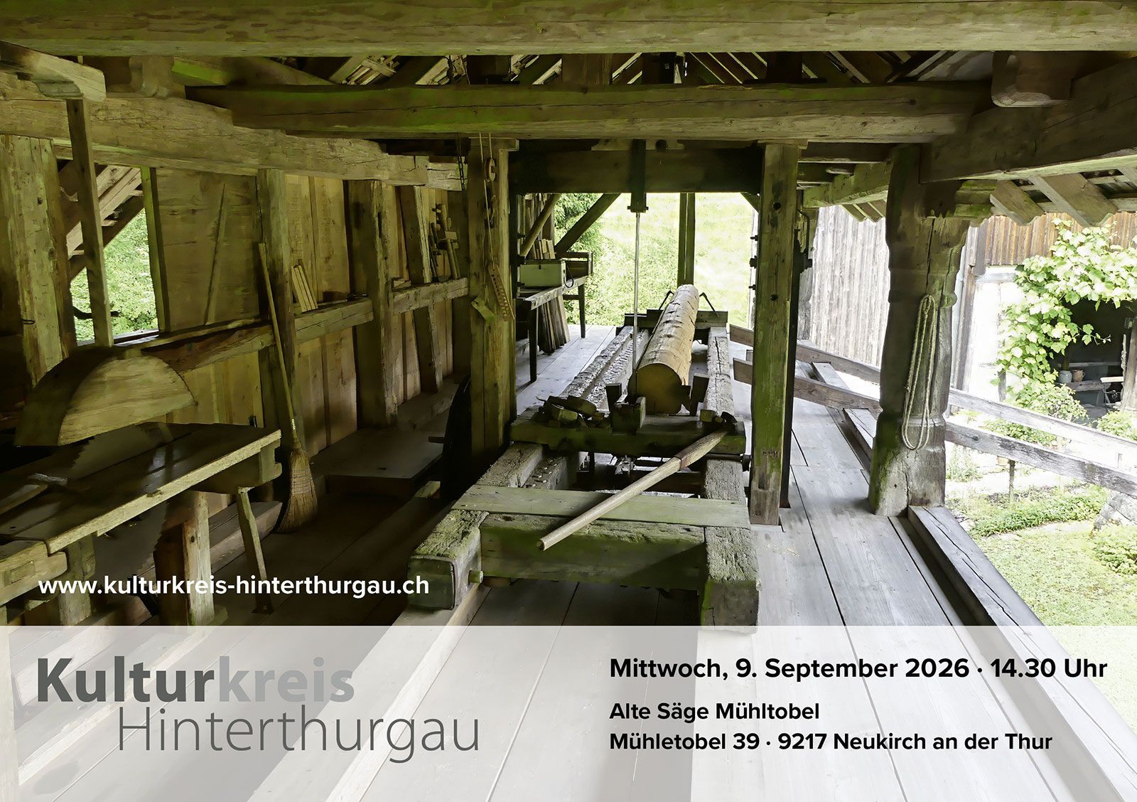Anlass 30. April 2020 verschoben