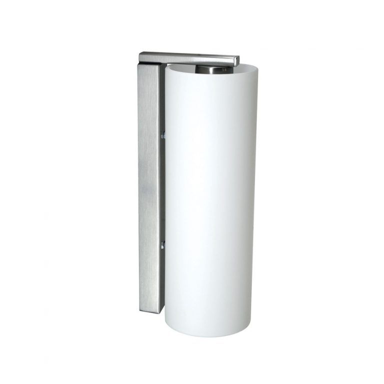 Parkin nickel and opal wall light
