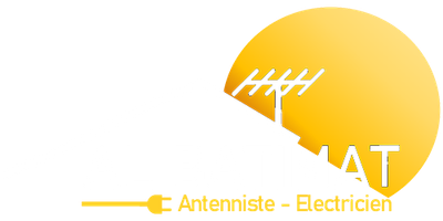 Un logo pour une entreprise appelée antenne électricien