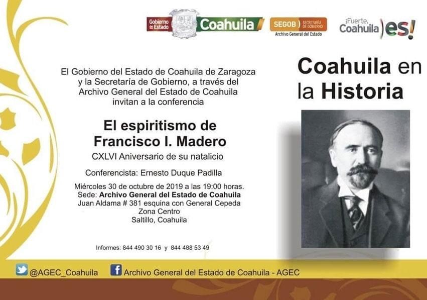 PSICOANALISTA ERNESTO DUQUE - EL ESPIRITISMO DE FRANCISCO I MADERO PSICOANALISTA ERNESTO DUQUE - EL ESPIRITISMO DE FRANCISCO I MADERO