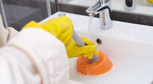 clogged sink drain