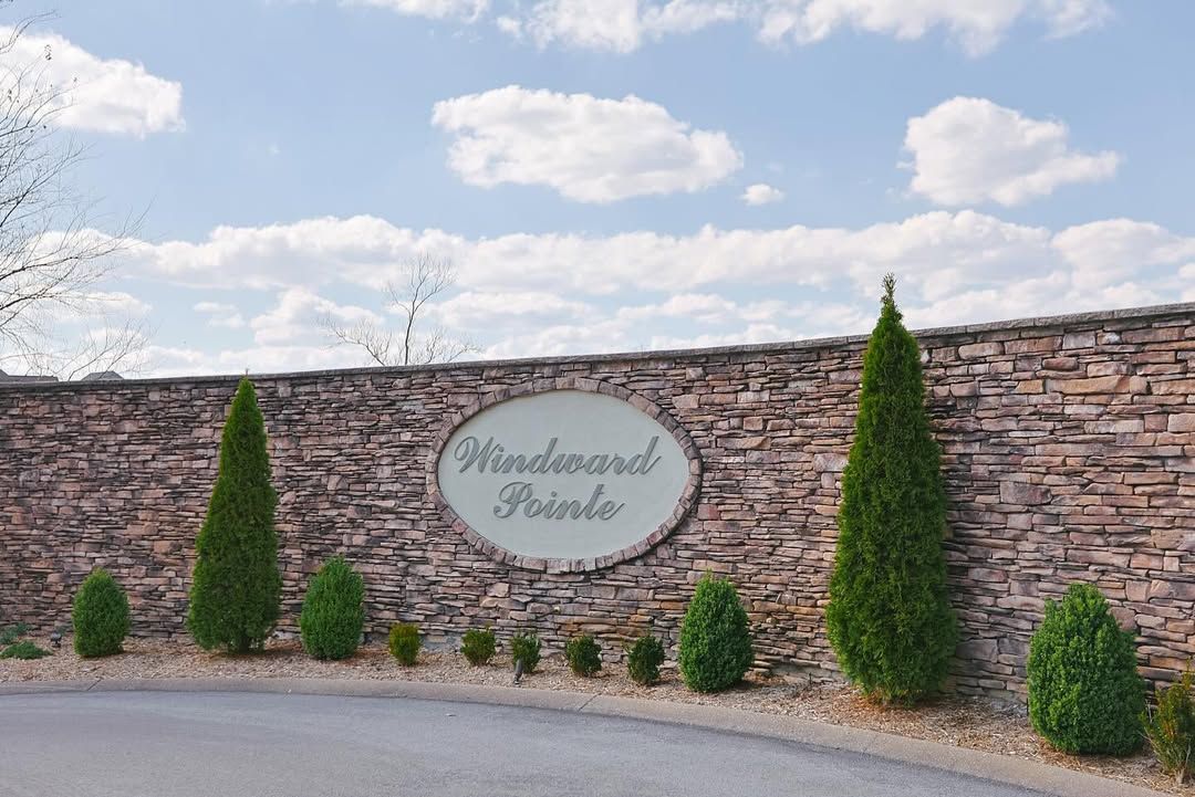Stone wall entrance with 
