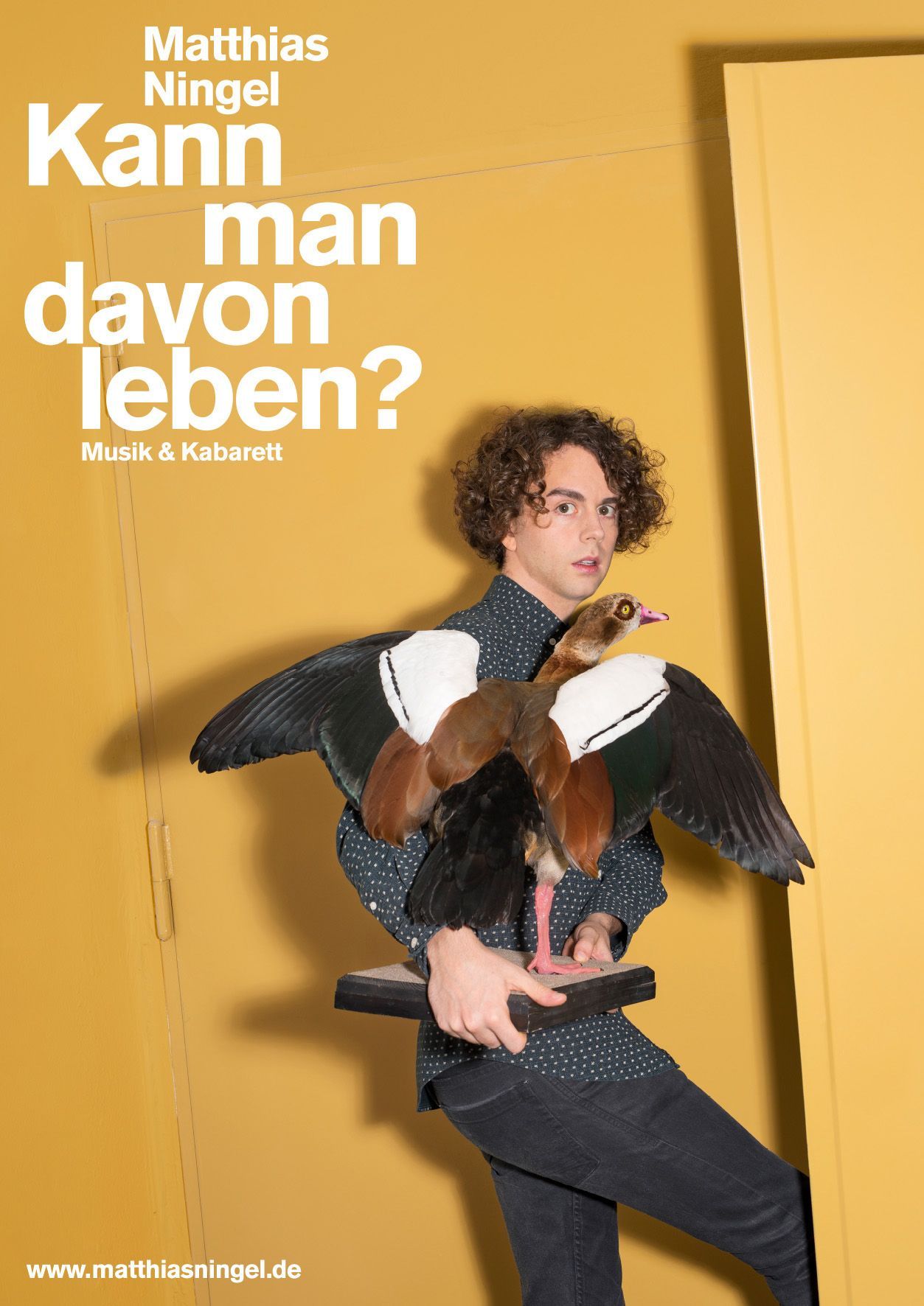 Programmposter / Tourplakat: Kann man davon leben?