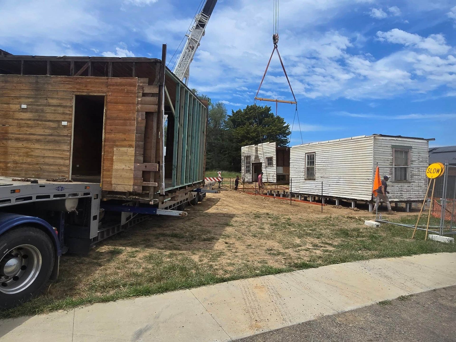 Large Transport Transporting Small Home — Ballarat Supatilt in Delacombe, VIC