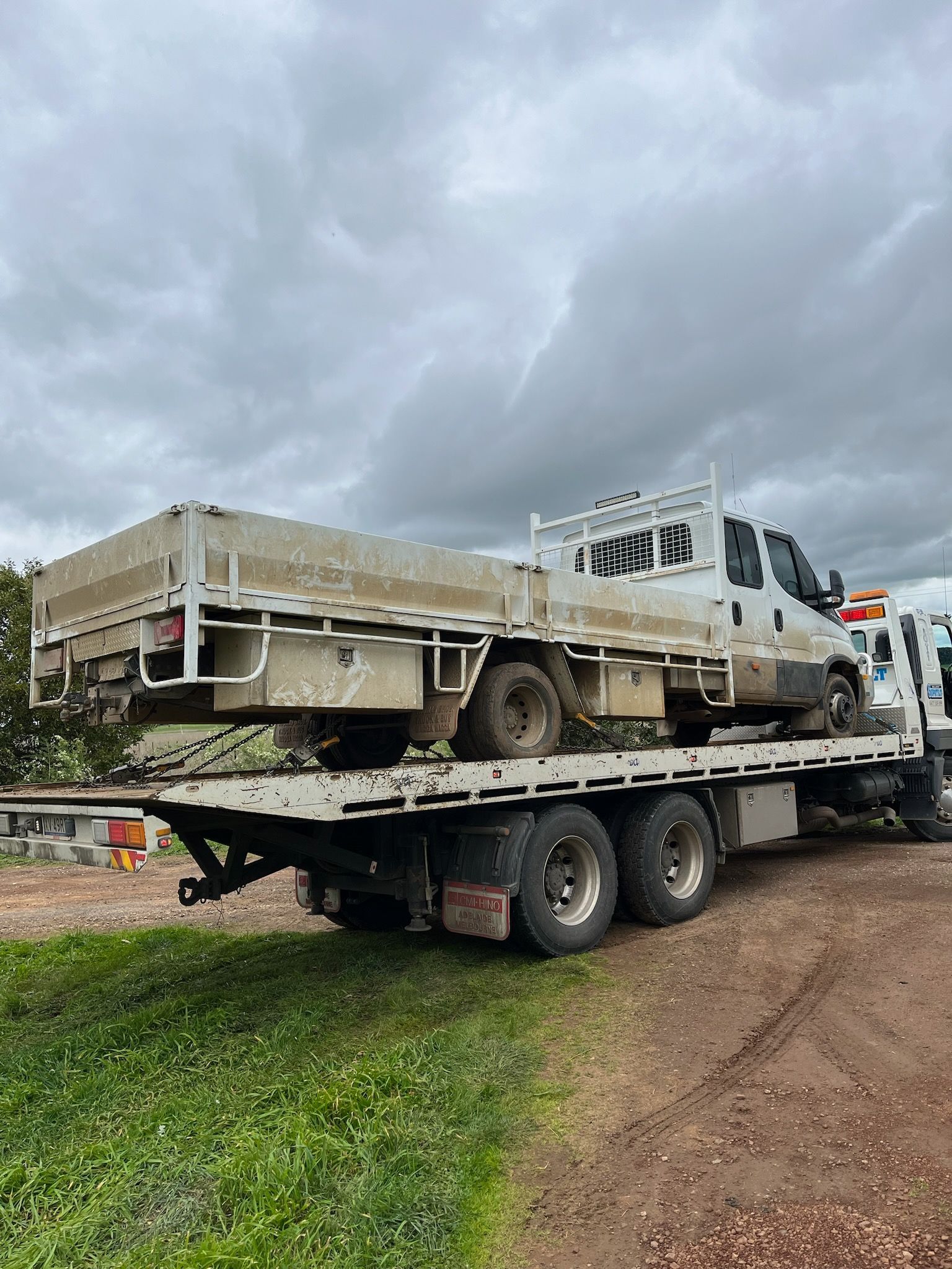 Transporting Heavy Vehicles — Ballarat Supatilt in Delacombe, VIC