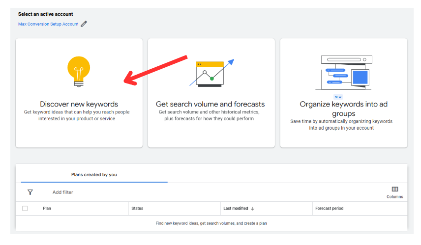 discover new keywords