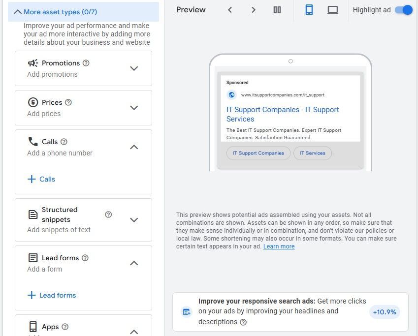 more assets it support