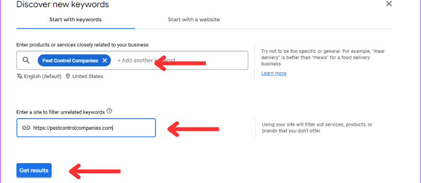 keywords