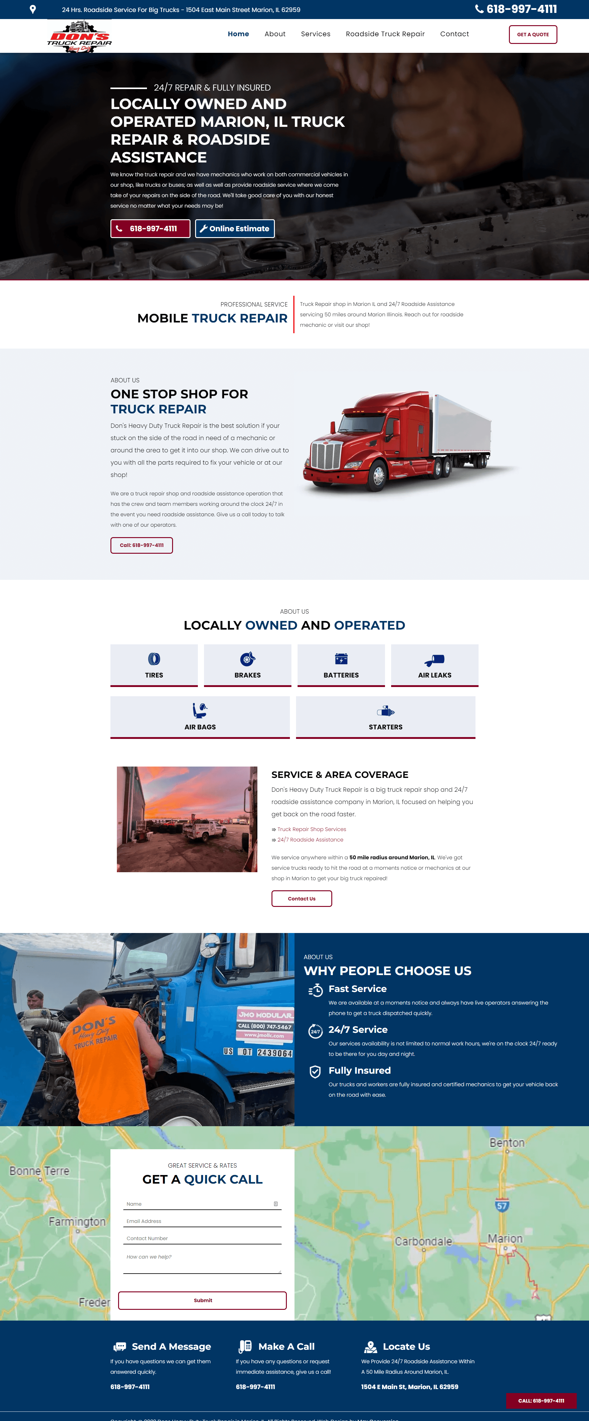 roadside assistance website example