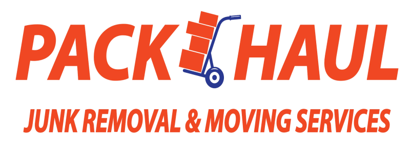The logo for pack haul junk removal and moving services