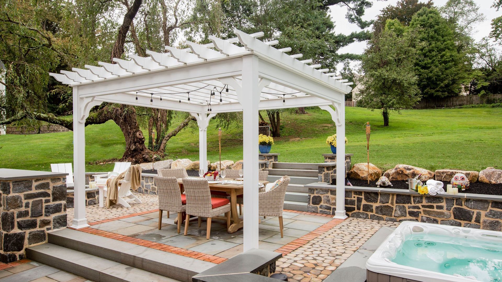 Vinyl Pergola