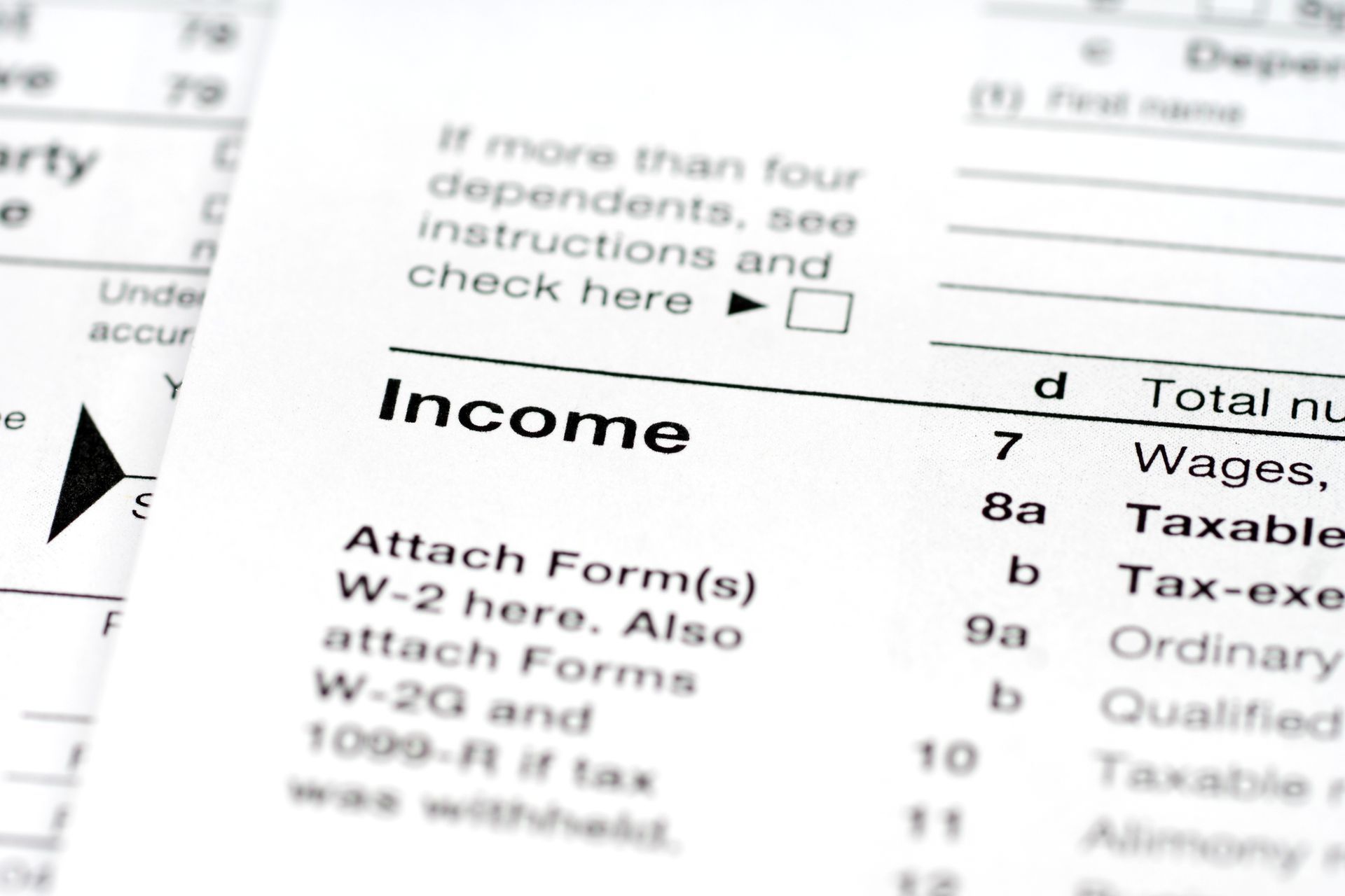 Income Tax Document | Bloomsburg, PA | Snavely Accounting Service Inc. DBA Knelly Tax & Accounting Services