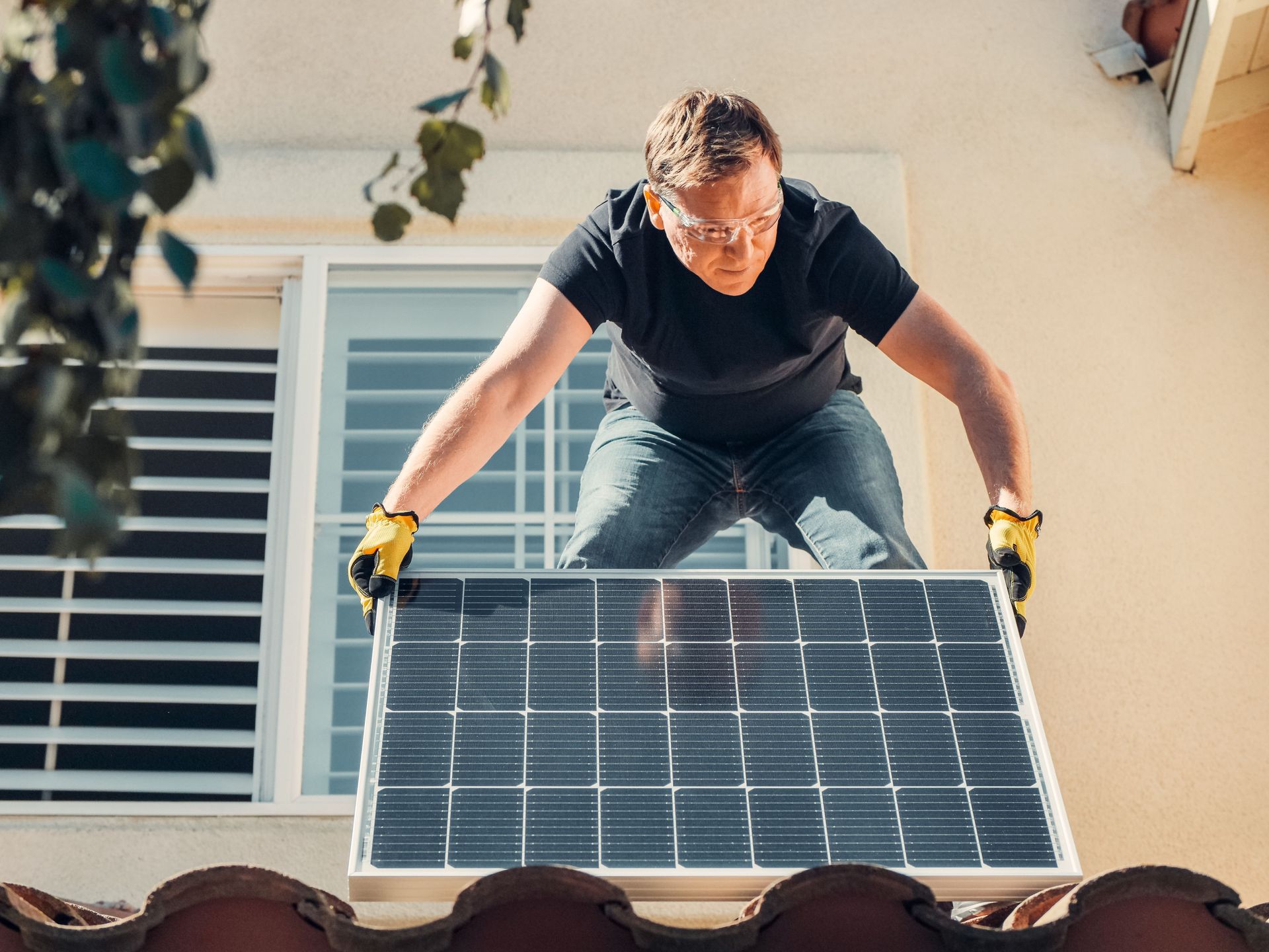 Arizona homeowner comparing solar financing and HELOC rates