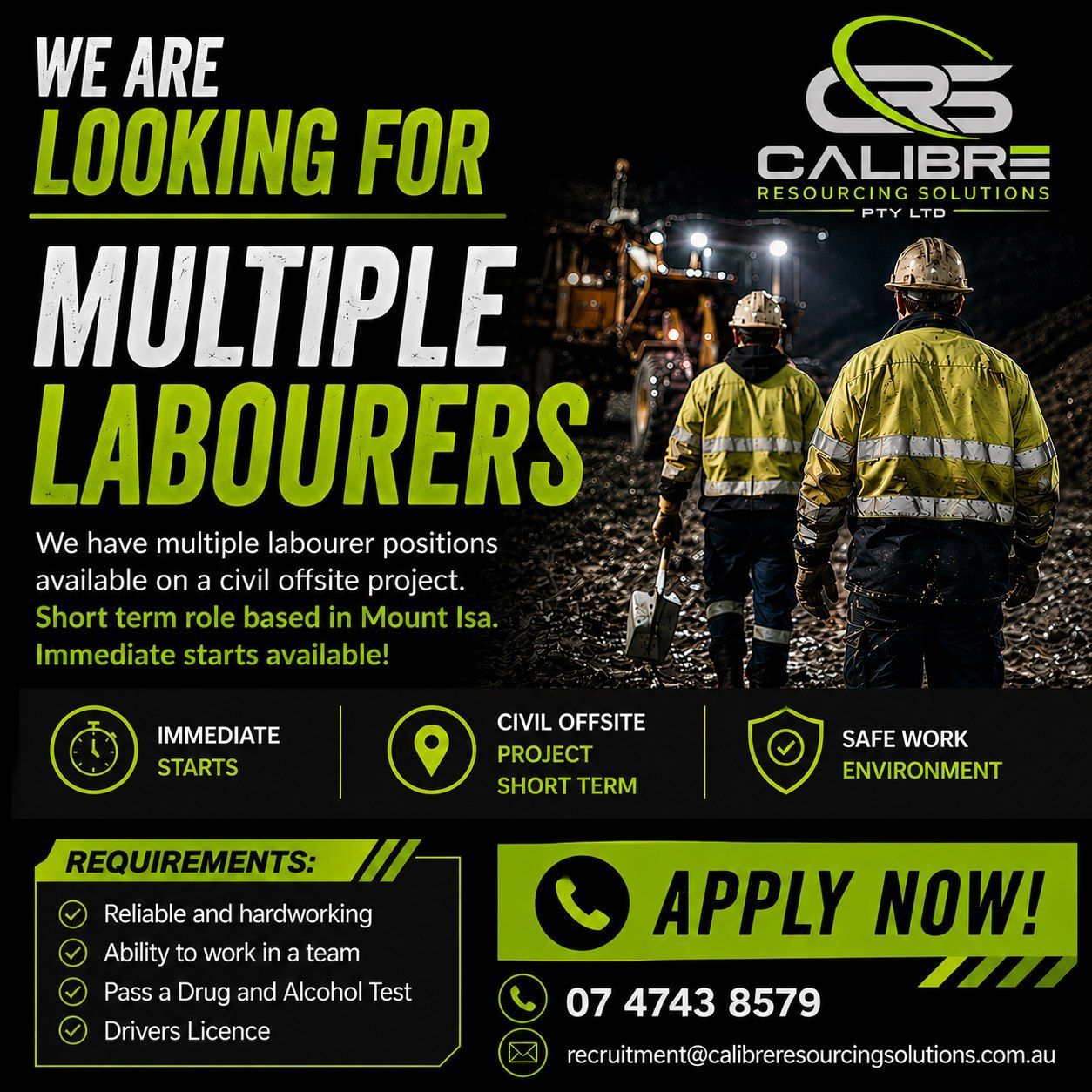 MULTIPLE LABOURERS
