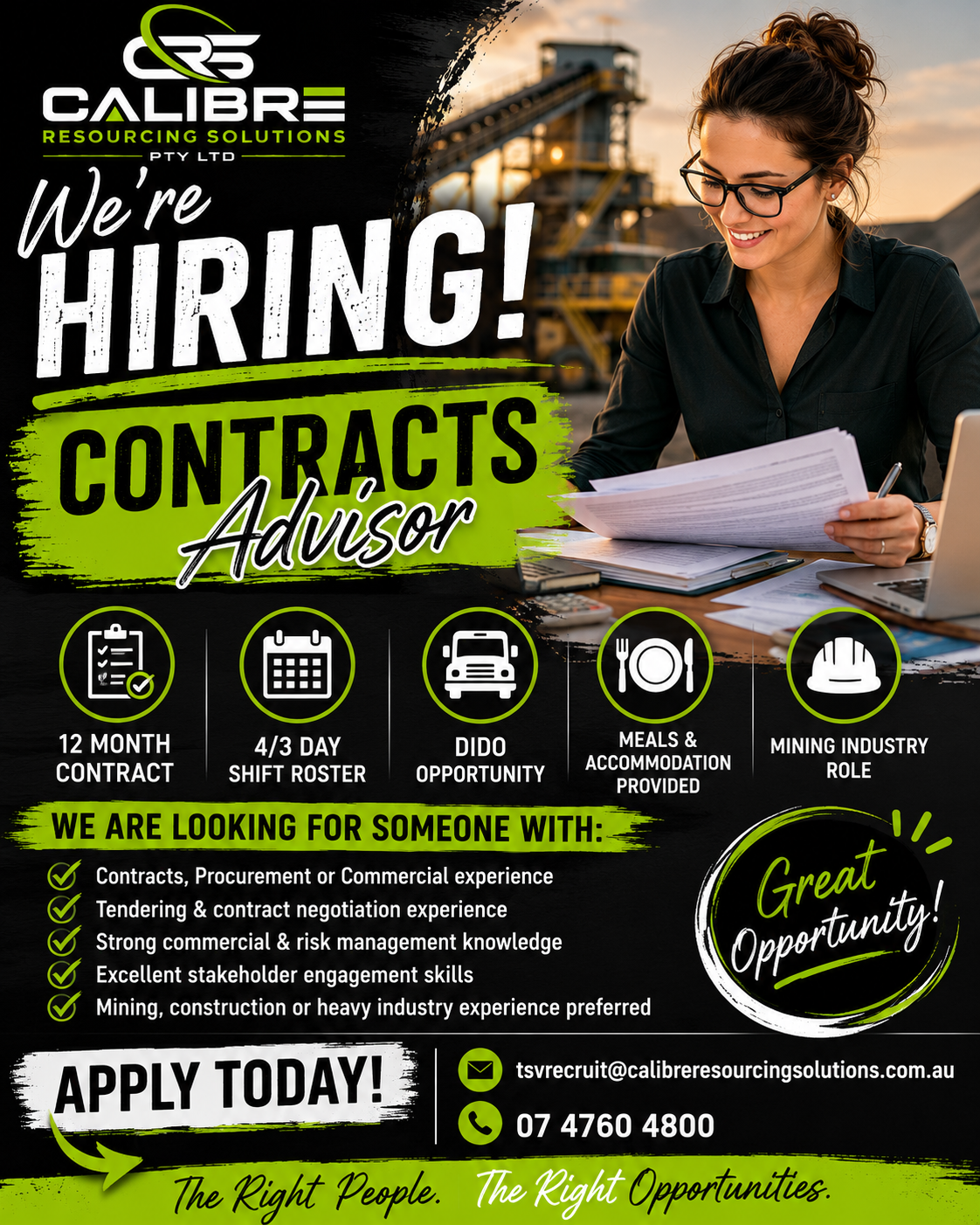 SENIOR CONTRACTS & TENDERING SPECIALIST