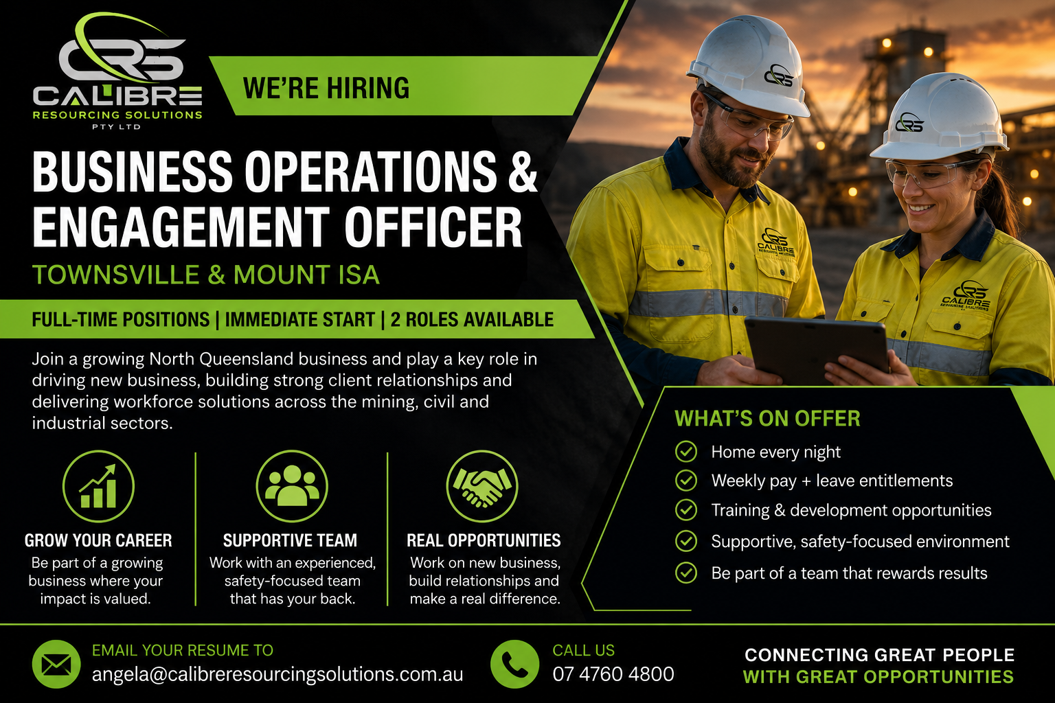 Business Operations & Engagement Officers