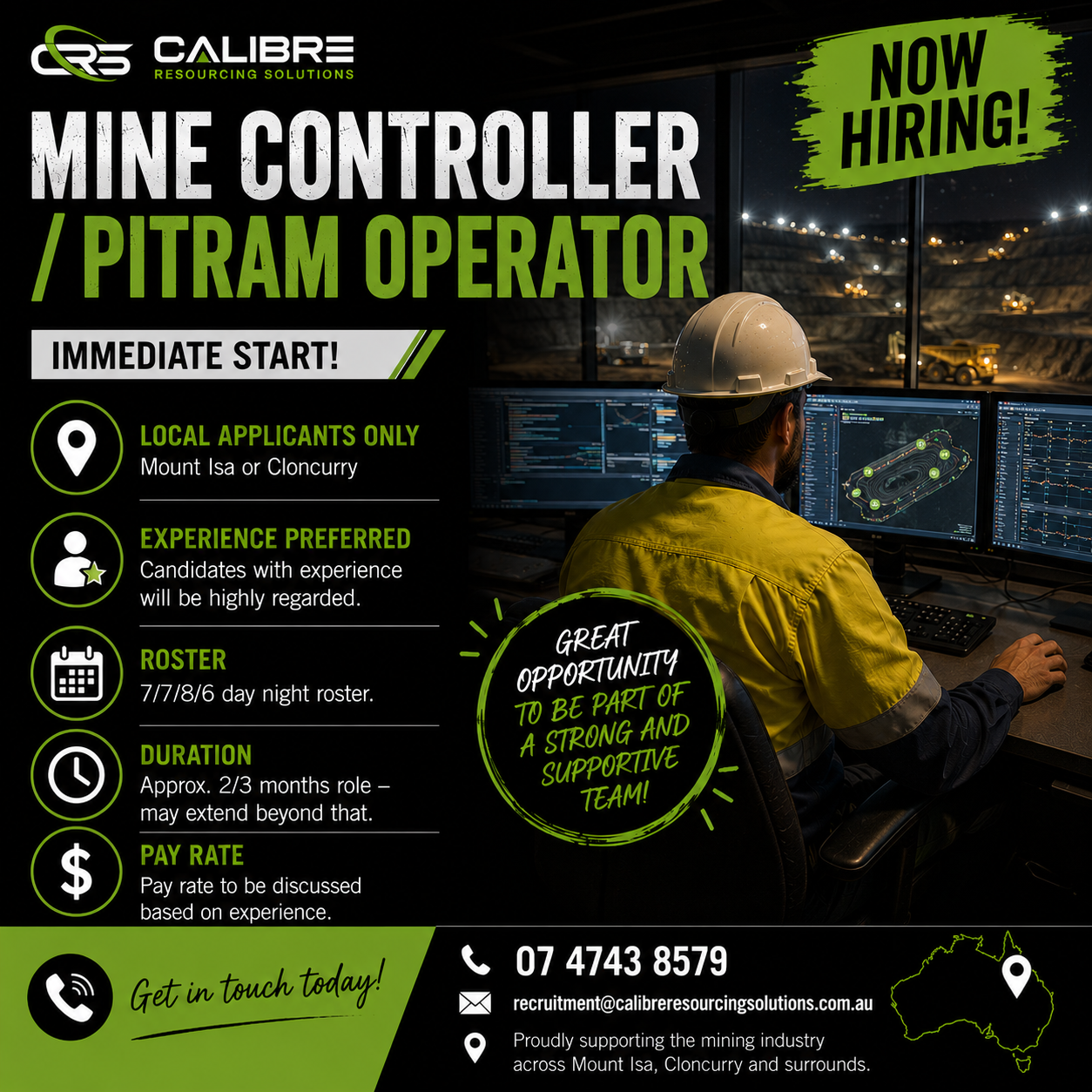 PitRam/Mine Controller