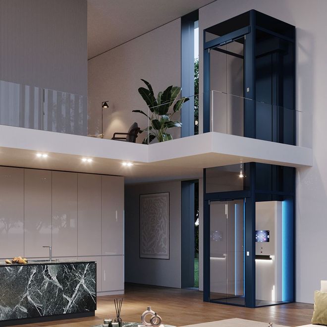 Villa privata con ascensore CODE nell'ingresso