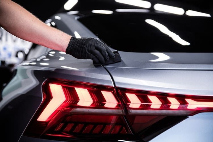 An example of a ceramic coating service in action.