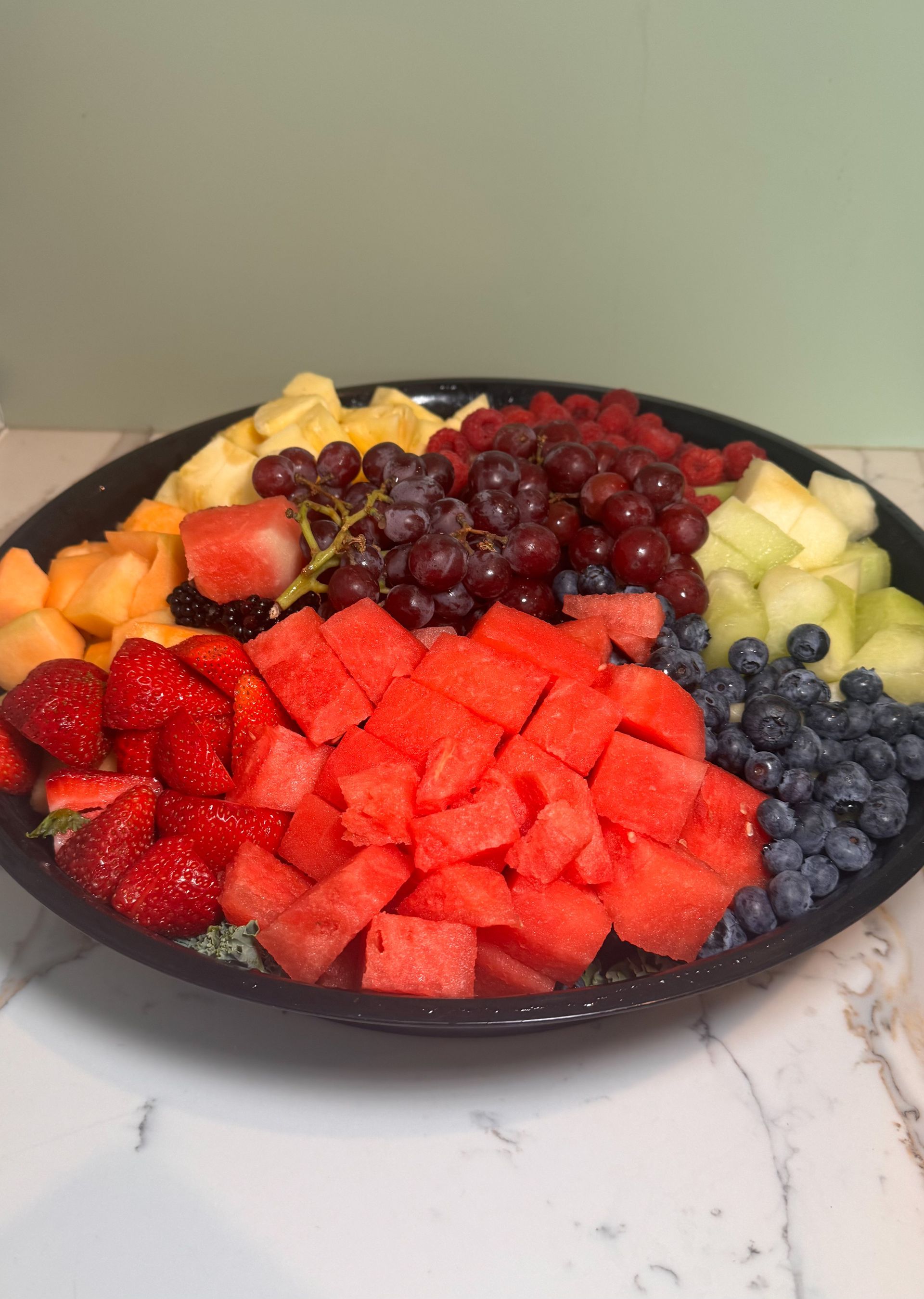 Cut Fruit Tray with Strawberry Dip