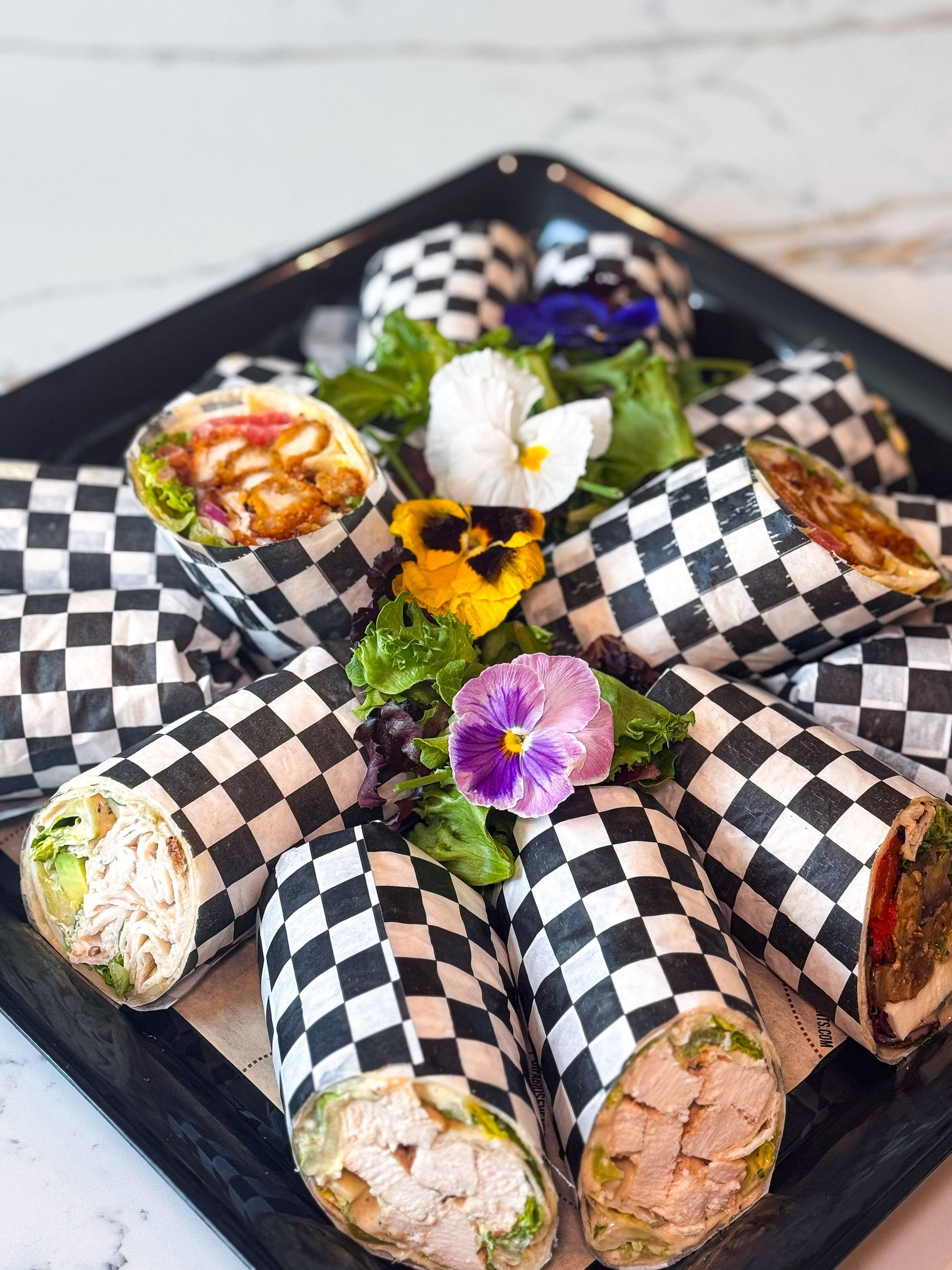 Corner Wrap (Half Wrap Wedges)