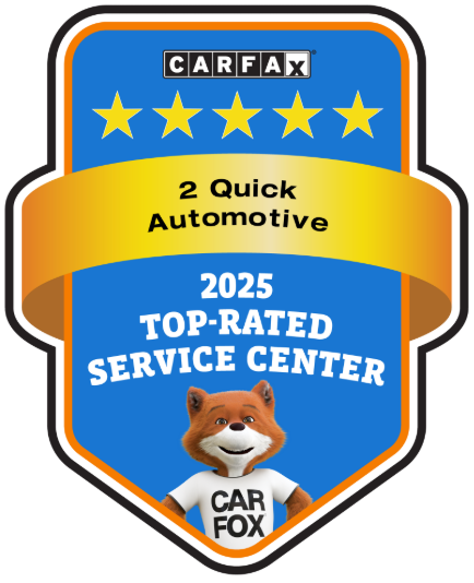 Carfax Top Rated Service Center 2025 | 2 Quick Automotive & Tire