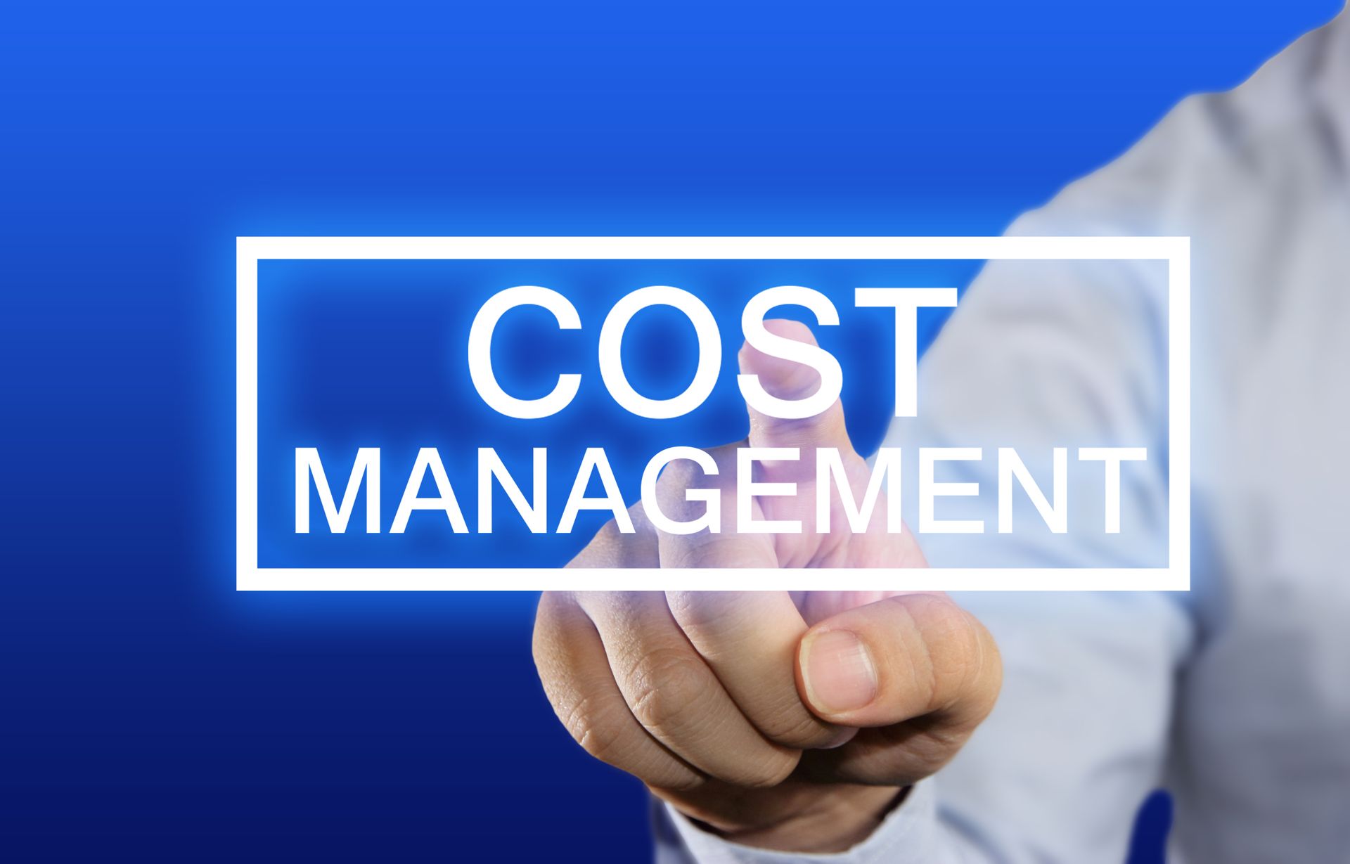 Cost management concept — reducing small business overhead expenses