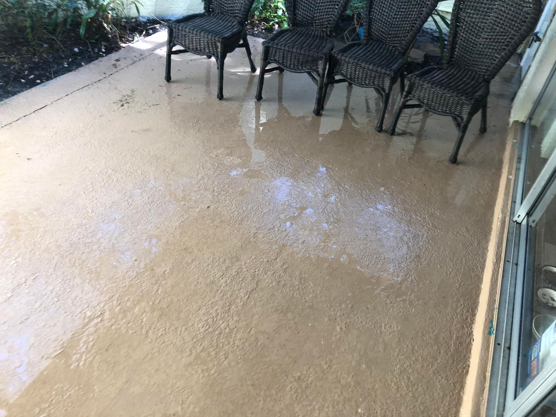Pressure washing before | Tarpon Springs, FL | Tri County Power Washing