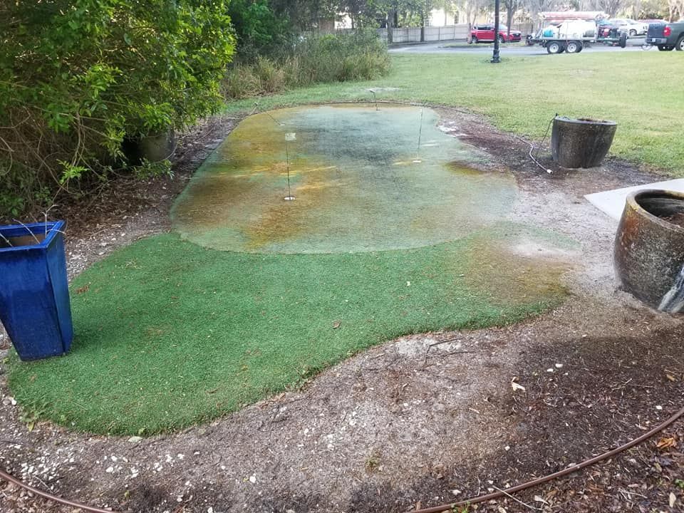 Pressure washing before | Tarpon Springs, FL | Tri County Power Washing