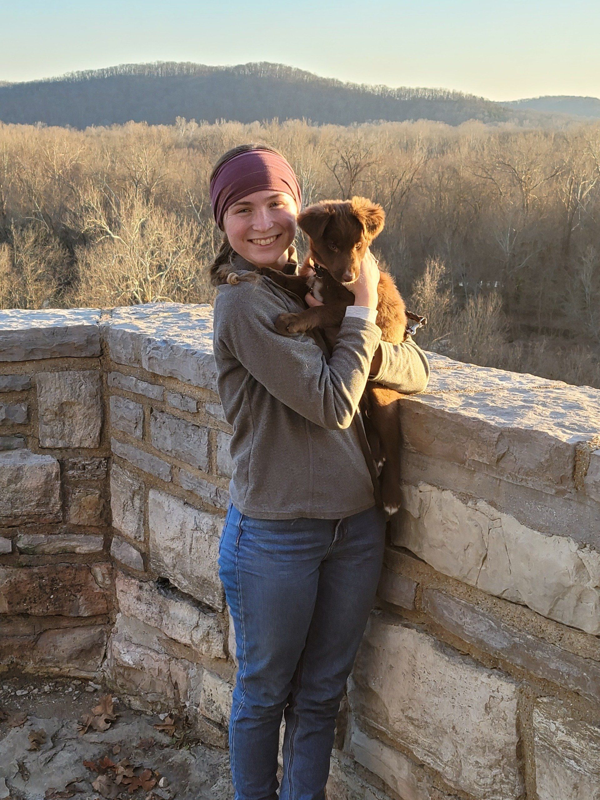 Mette and pup