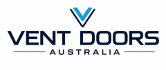 Vent Doors Australia logo in navy and light blue text on a white background - Vent Doors Australia in Bohle, QLD