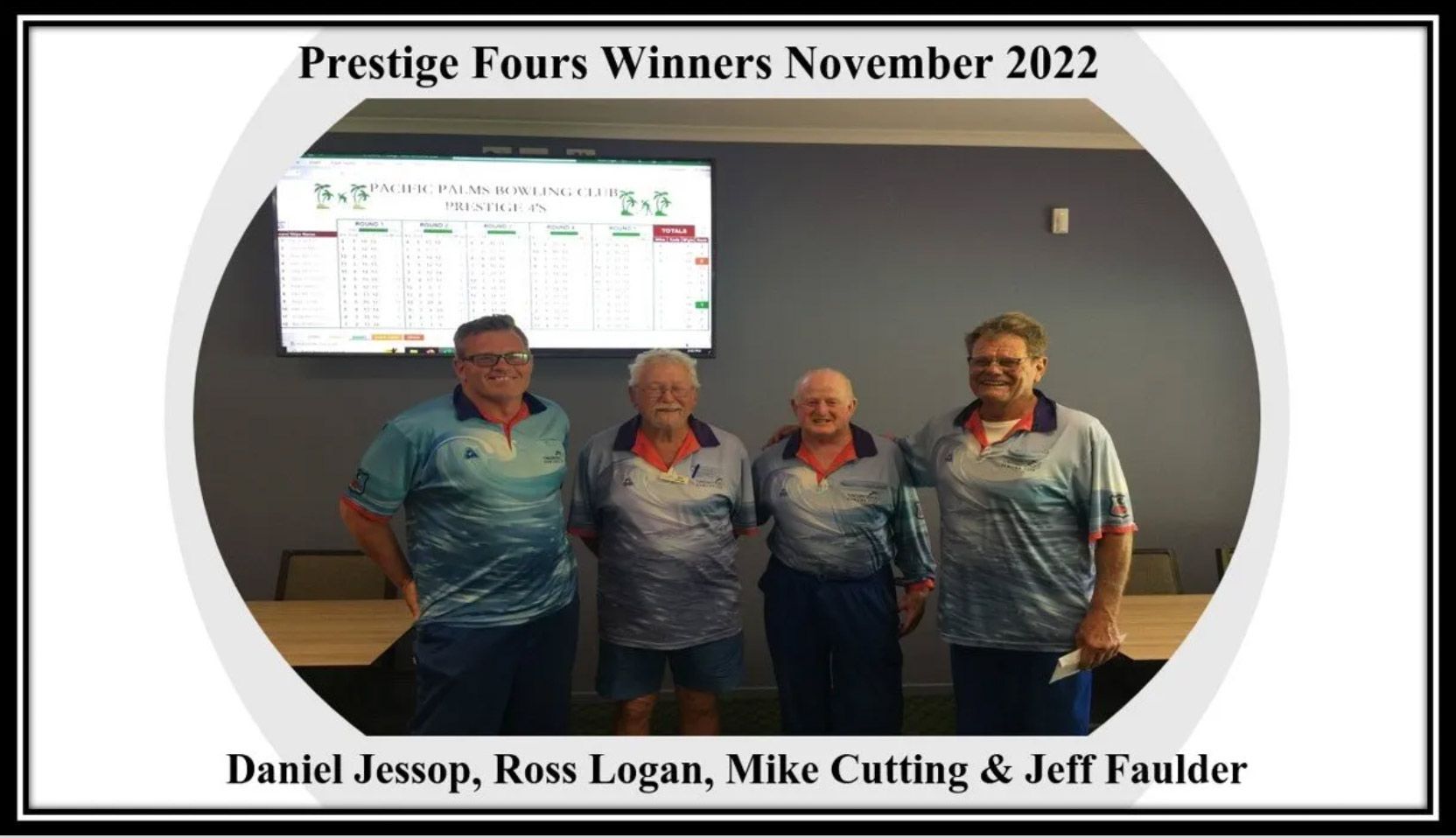 A Group Of Men Are Standing Next To Each Other In A Room — Pacific Palms Bowling Club In Smiths Lake, NSW