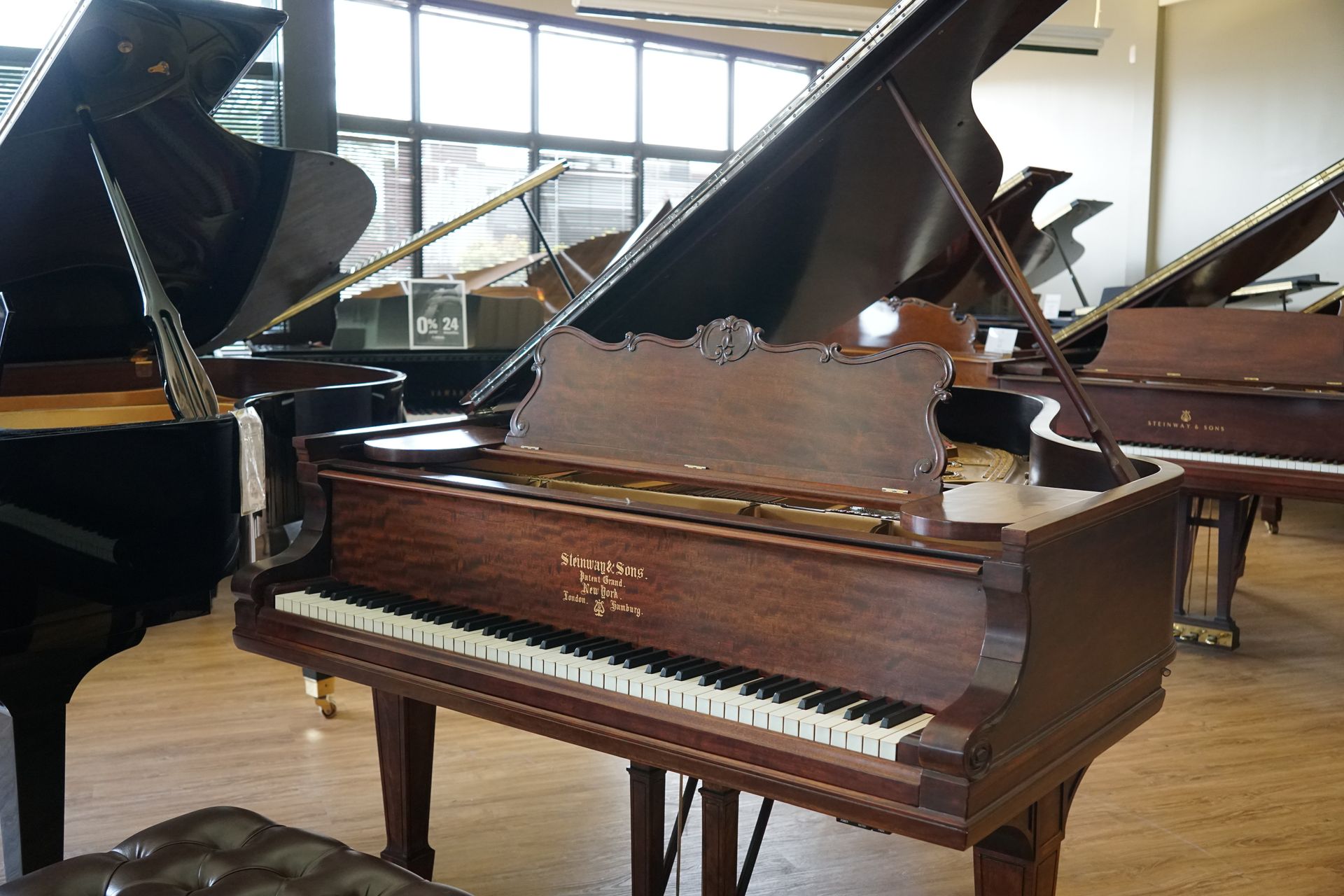 Used/Restored 1937 Steinway & Sons S Model 6'1 Mahogany Grand