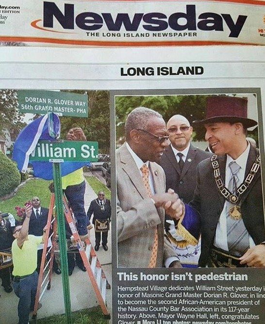 Dorian R. Glover Newspaper Article