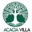 Green tree logo with the text “ACACIA VILLA” below it