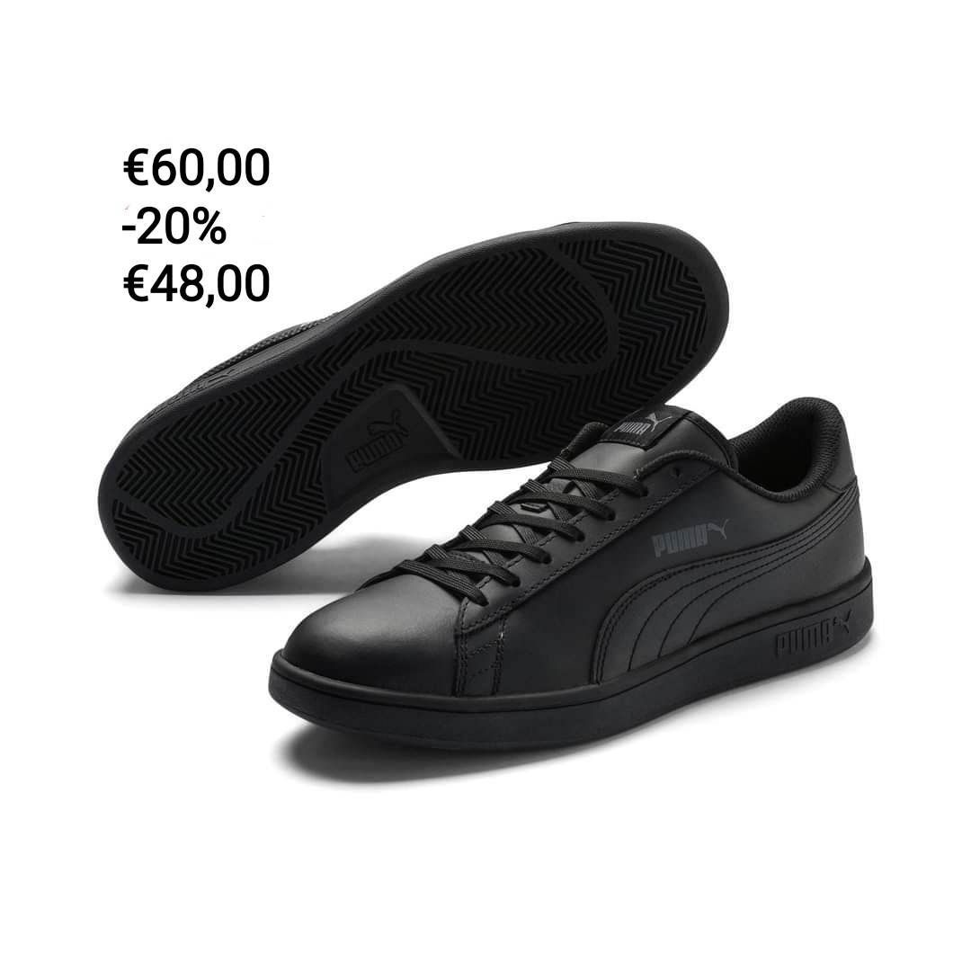 Puma - scarpe da running nere in pelle