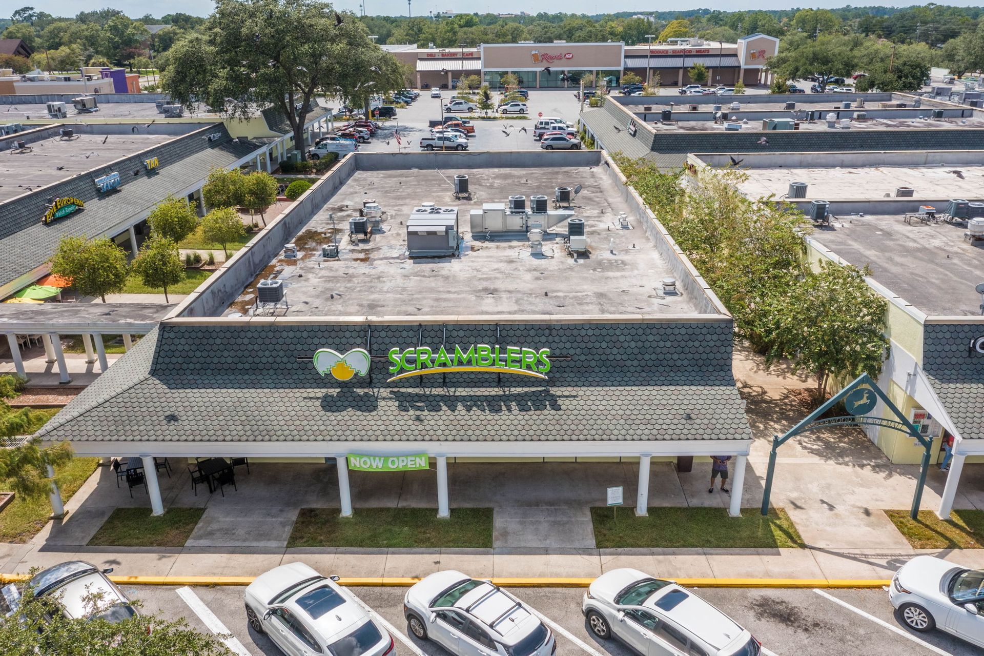 Sramblers Parking Lot — Jacksonville, FL — Hatchett Electrical Contracting