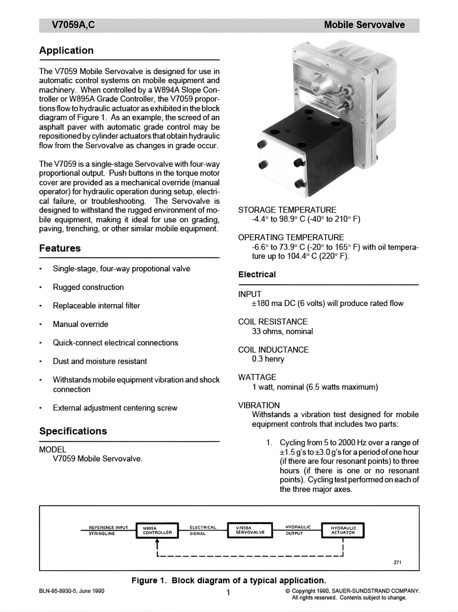 Technical product datasheet showing a small black-and-clear electronic relay module with specs and application notes.