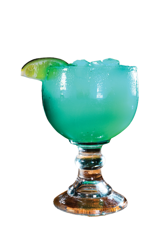 Blue Margarita on the Rocks