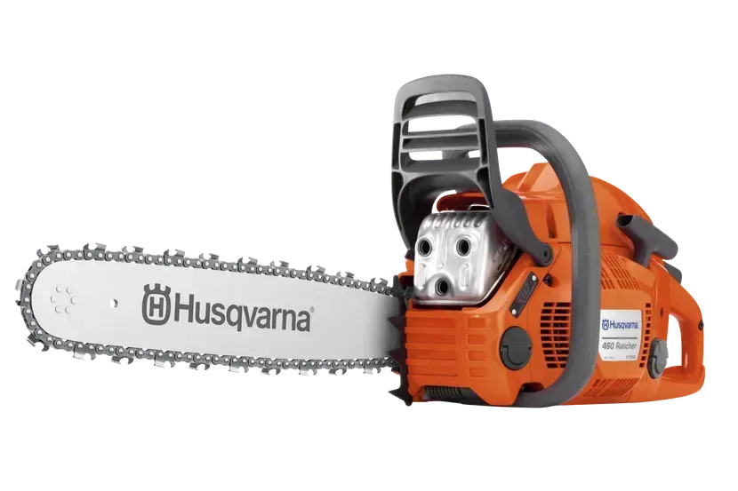 A Husqvarna Chainsaw Is Shown on A White Background — CBS Chainsaw & Brushcutter Specialists - HUSQVARNA in Wauchope, NSW