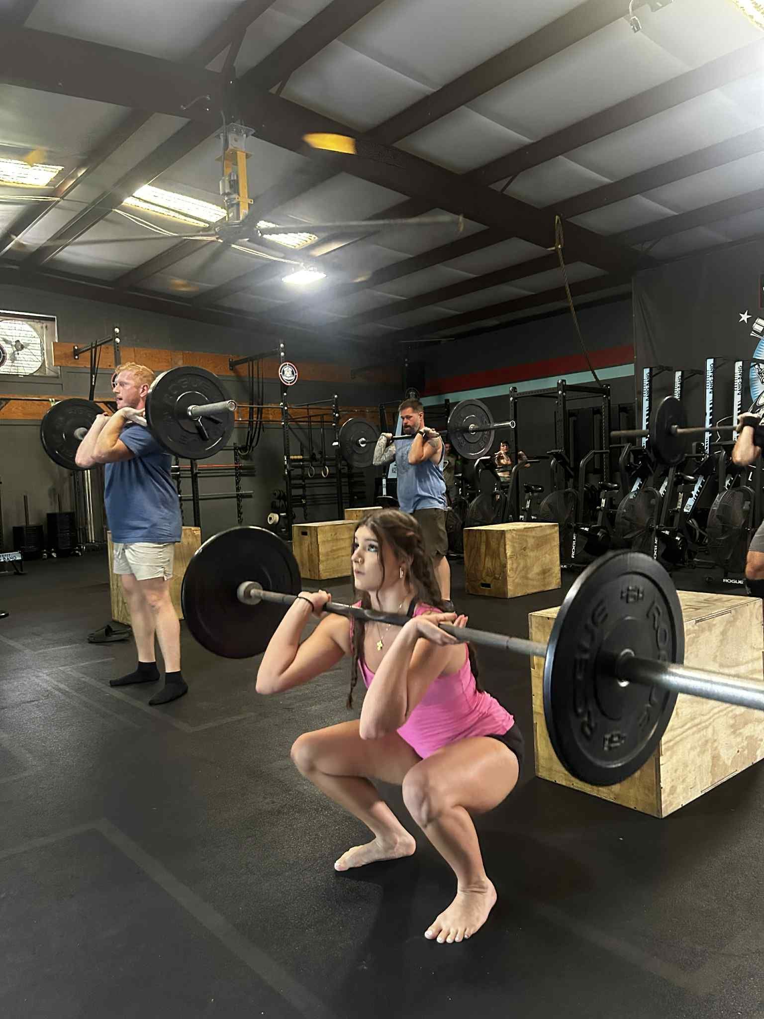Training Lab members training together during a coached class in Easley