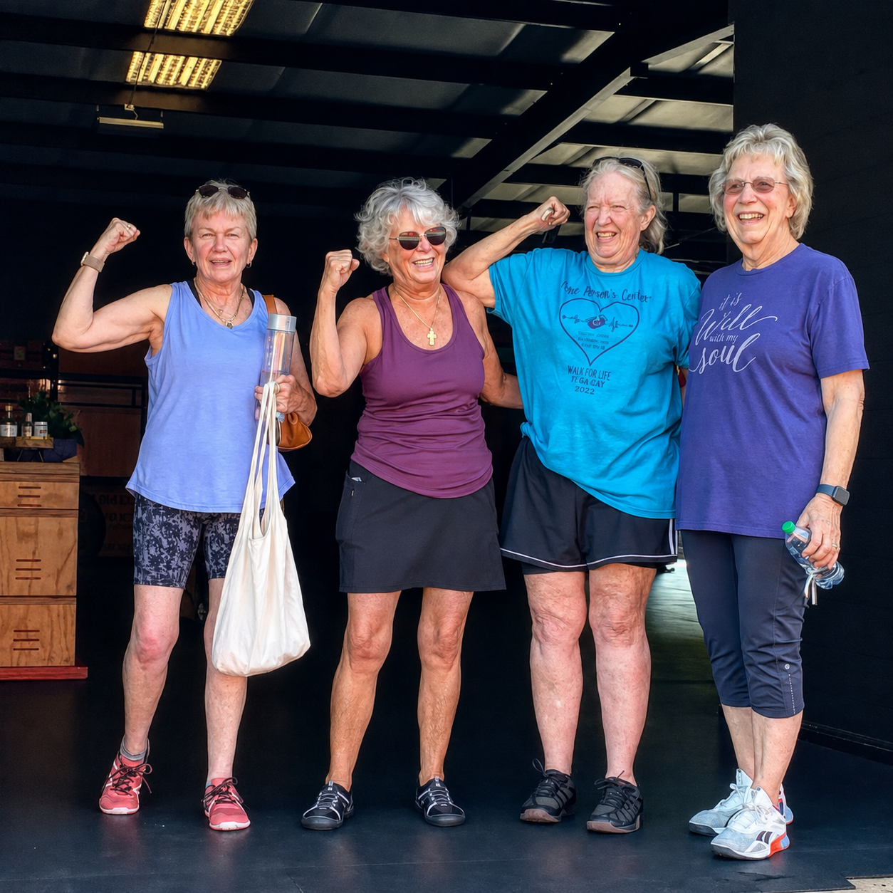 Training Lab Legends members smiling together