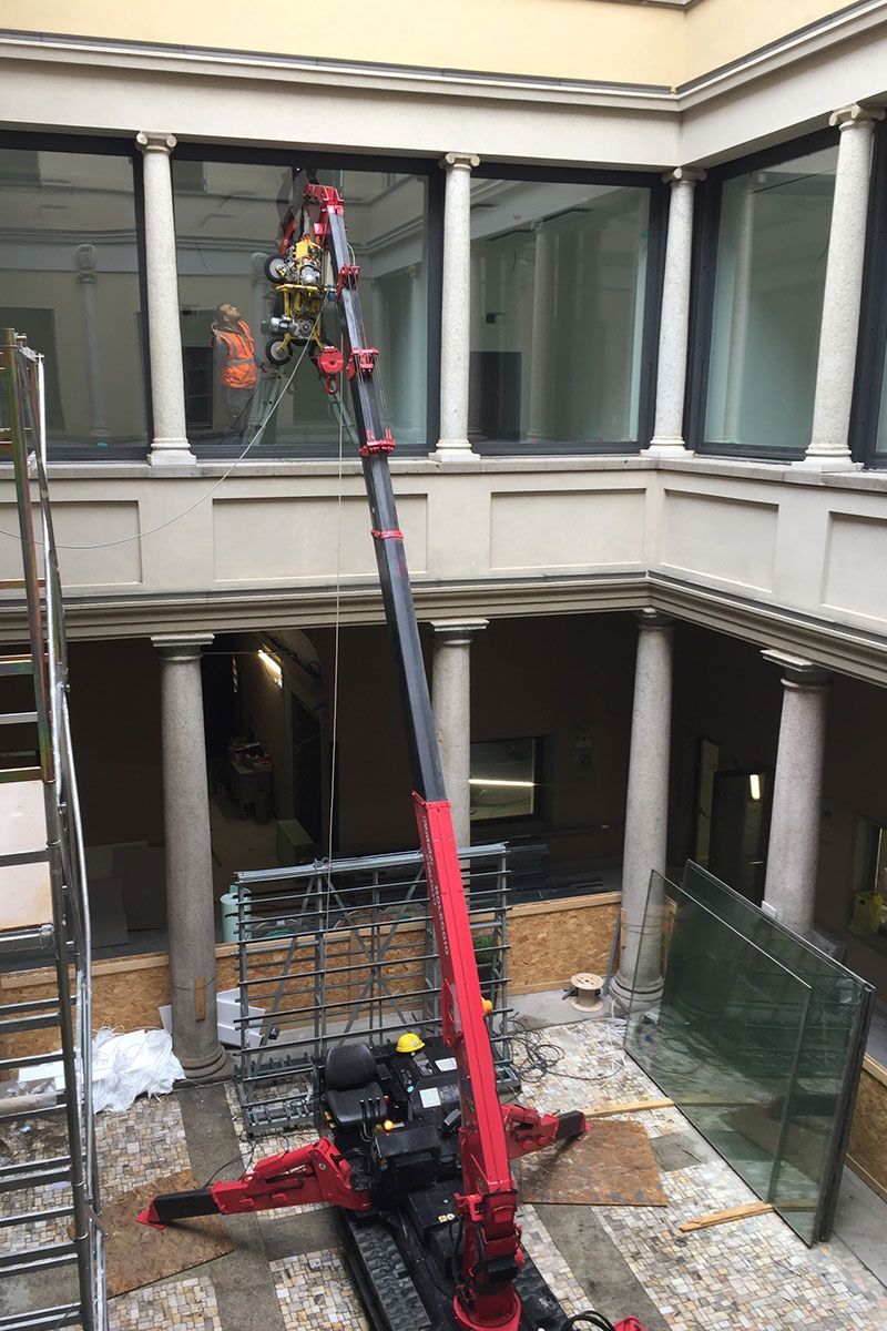 installazione vetro