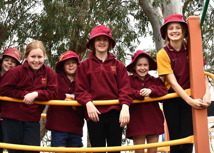 Happy Students at Buangor Primary School, Victoria