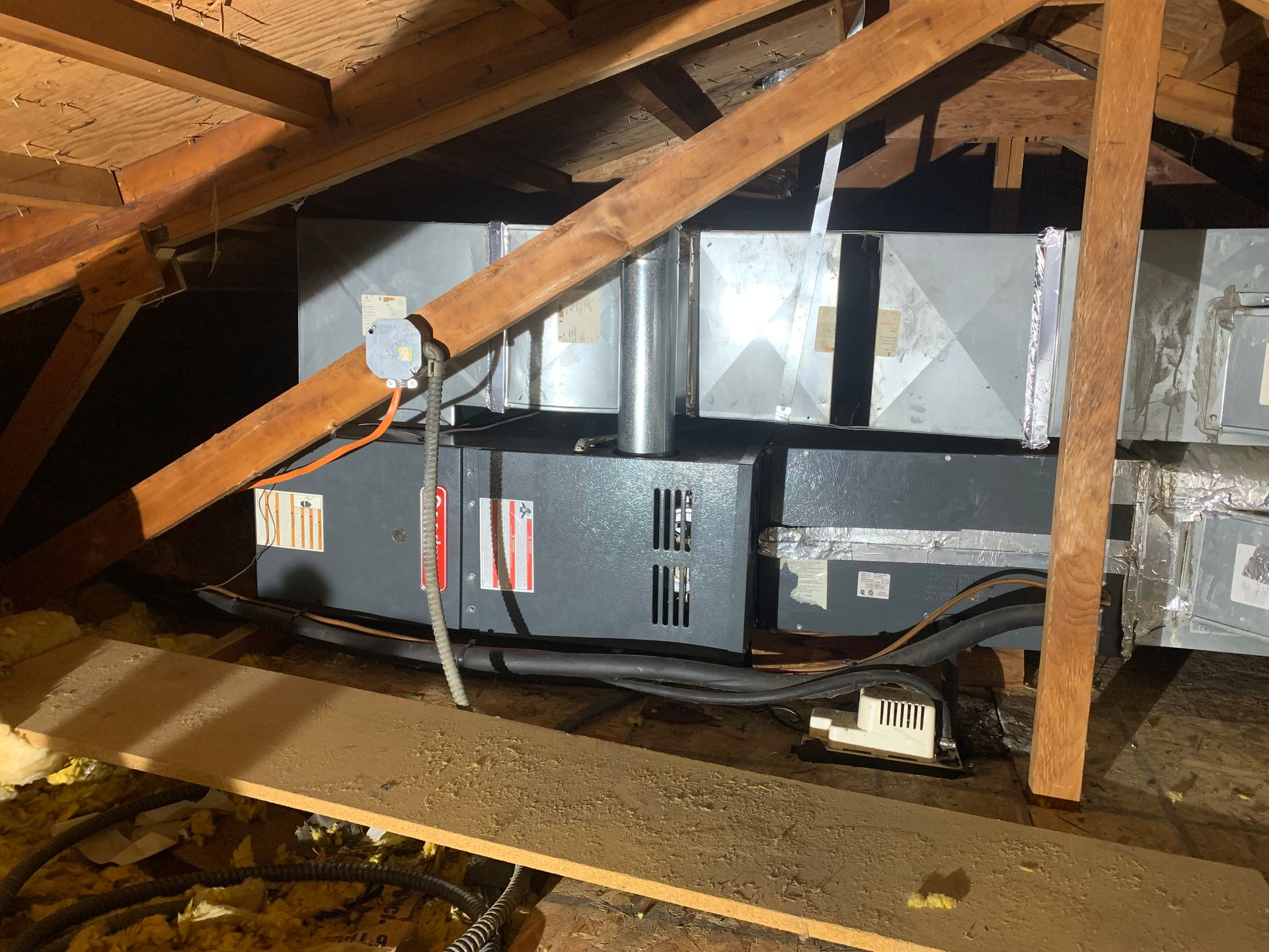 Furnace Replacement in Attic Valparaiso IN