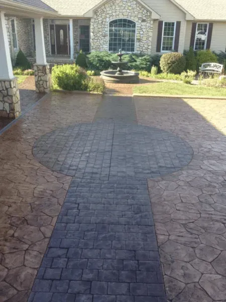 Stamped Concrete — Glade Hill, VA — Creative Curbs
