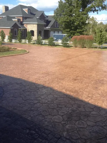 Wide Concrete Driveway — Glade Hill, VA — Creative Curbs
