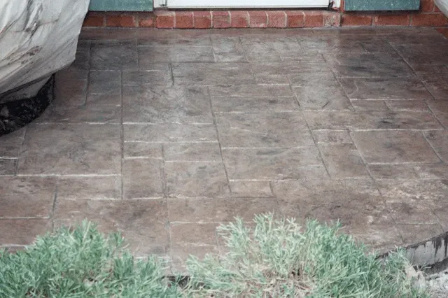 Concrete Pattern Pathway — Glade Hill, VA — Creative Curbs